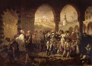 unknow artist Napoleon in the plague house in Jaffa Germany oil painting reproduction